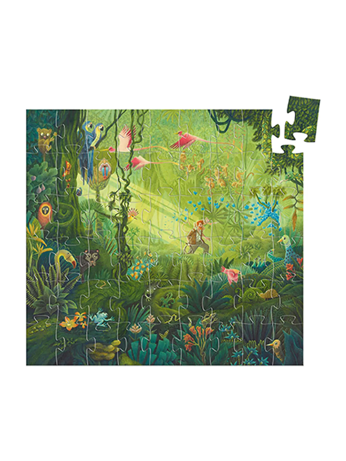 DJECO | Puzzle - Im Dschungel (54 Teile) | 